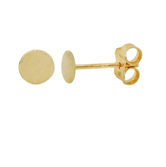 Luxe Eclipse Gold Studs