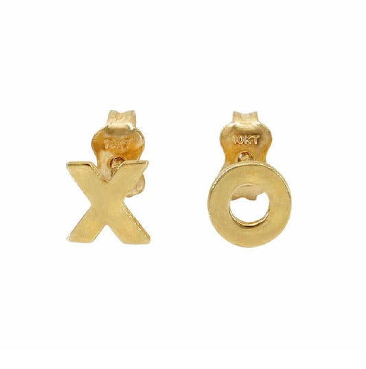 Golden XO Luxe Studs