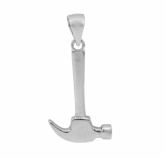 Sterling Silver Relentless Force Hammer Pendant