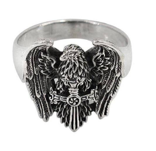 Sterling Silver Majestic Flight Statement Ring