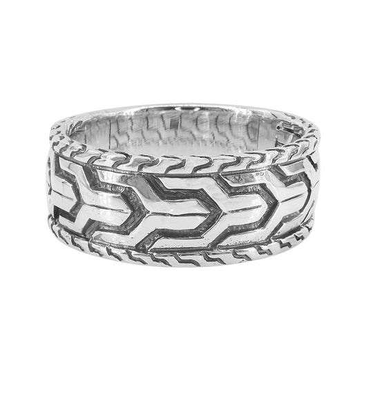 Sterling Silver Eternal Link Ring