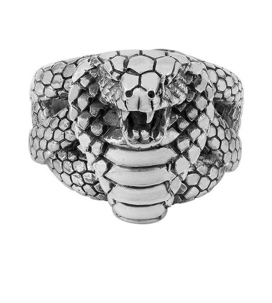 Sterling Silver Serpent's Eternal Power Ring