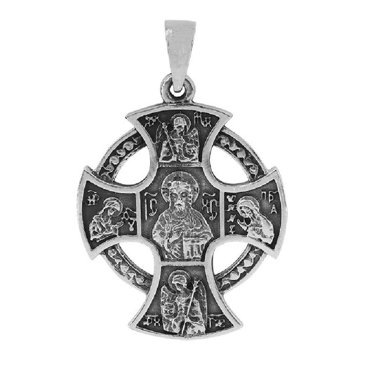 Sterling Silver Eternal Grace Cross Pendant