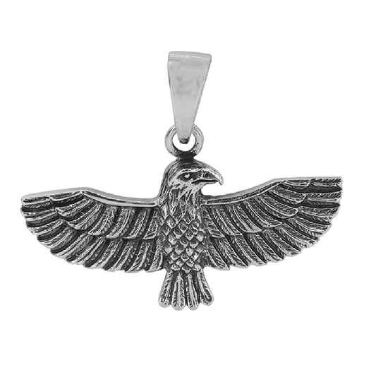 Sterling Silver Apex Horizon Eagle Pendant