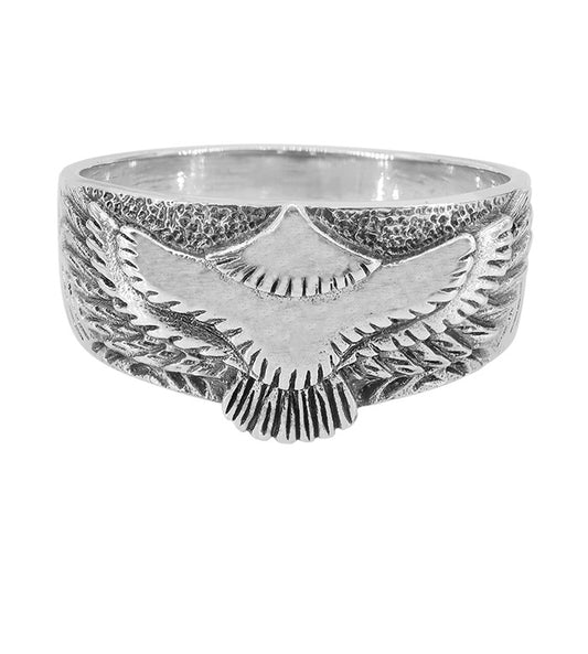 Sterling Silver Winged Valor Ring