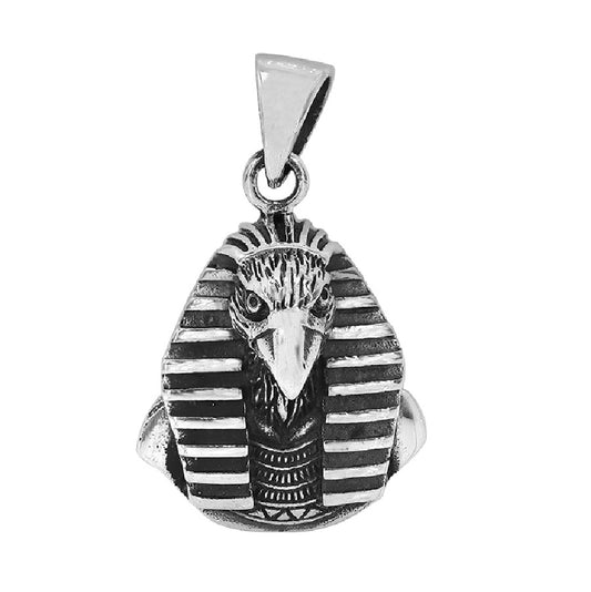 Sterling Silver Egyptian God Head Pendant