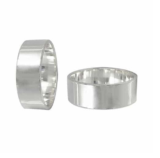 Sterling Silvewr Sleek Modern Band Ring