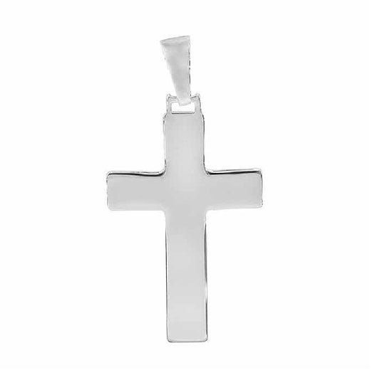 Sterling Silver Divine Strength Cross Pendant