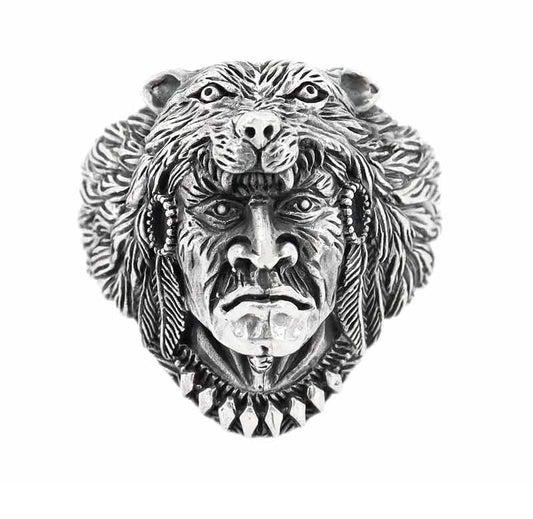 Sterling Silver Chief's Legacy Signet Ring