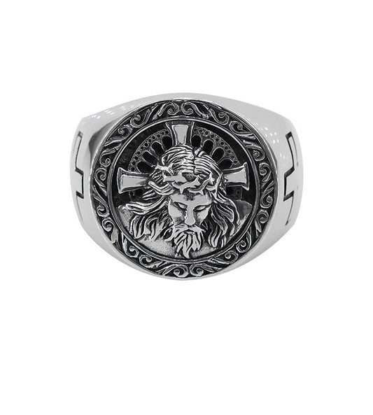 Sterling Silver Redeemer's Eternal Crown Ring