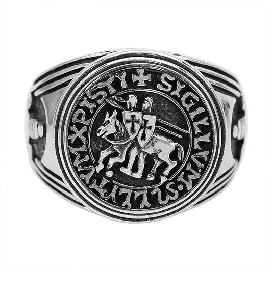 The Templar Edge Sterling Silver Ring