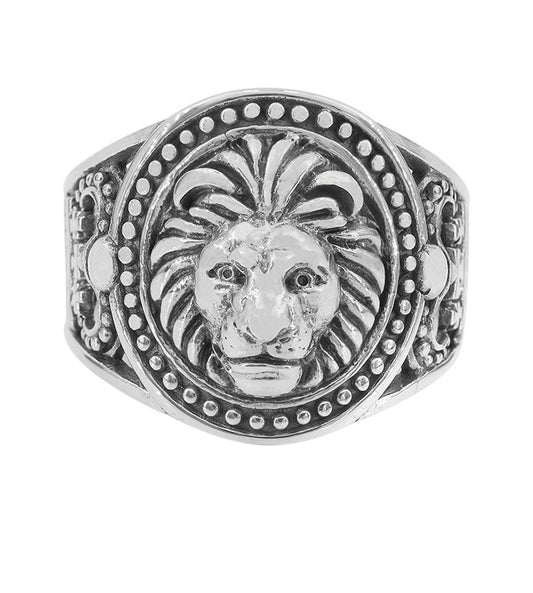 Sterling Silver Guardian Beast Ring