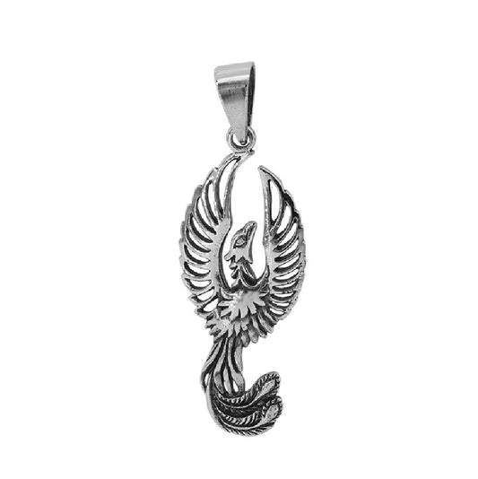 Sterling Silver Ascendant Phoenix Pendant