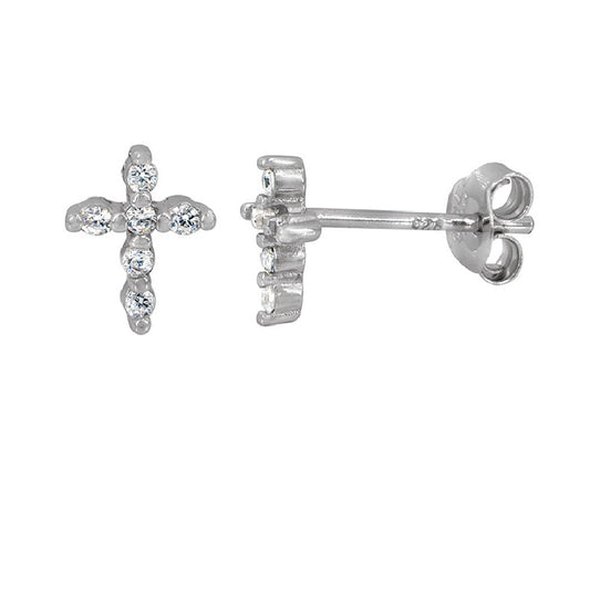 Sterling Silver Divine Edge Luxe Studs