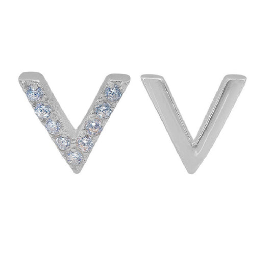 Sterling Silver Victory Frost Luxe Studs