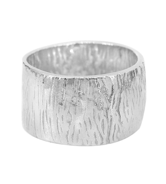 Sterling Silver Urban Ridge Texture Ring