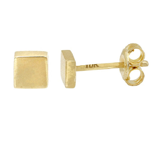 Golden Horizon Square Studs